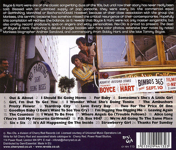 Boyce & Hart - I Wonder What She's Doing Tonite: The Best Of Boyce & Hart (CD) - Image 2