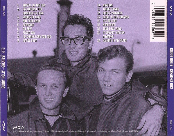 Buddy Holly - Greatest Hits (CD) - Image 2