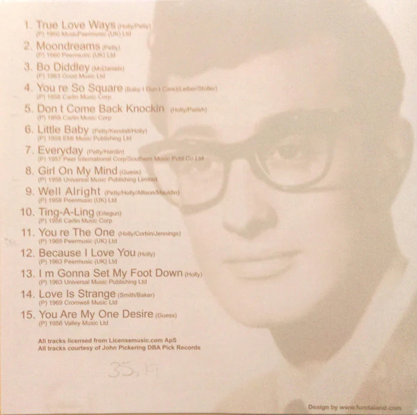 Buddy Holly - True Love Ways (CD) - Image 2