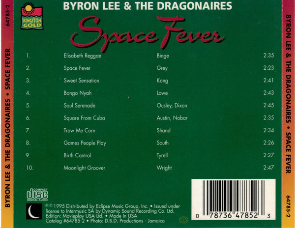 Byron Lee And The Dragonaires - Space Fever (CD) - Image 2