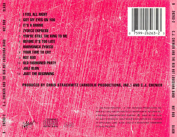 C.J. Chenier And The Red Hot Louisiana Band - Hot Rod (CD) - Image 2