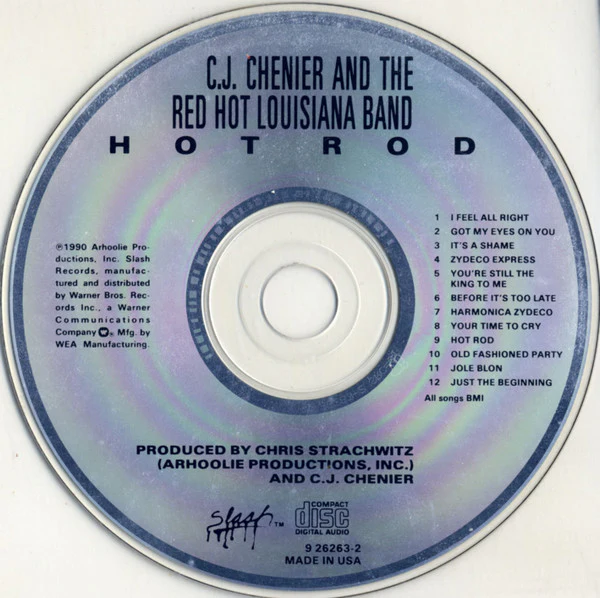 C.J. Chenier And The Red Hot Louisiana Band - Hot Rod (CD) - Image 3