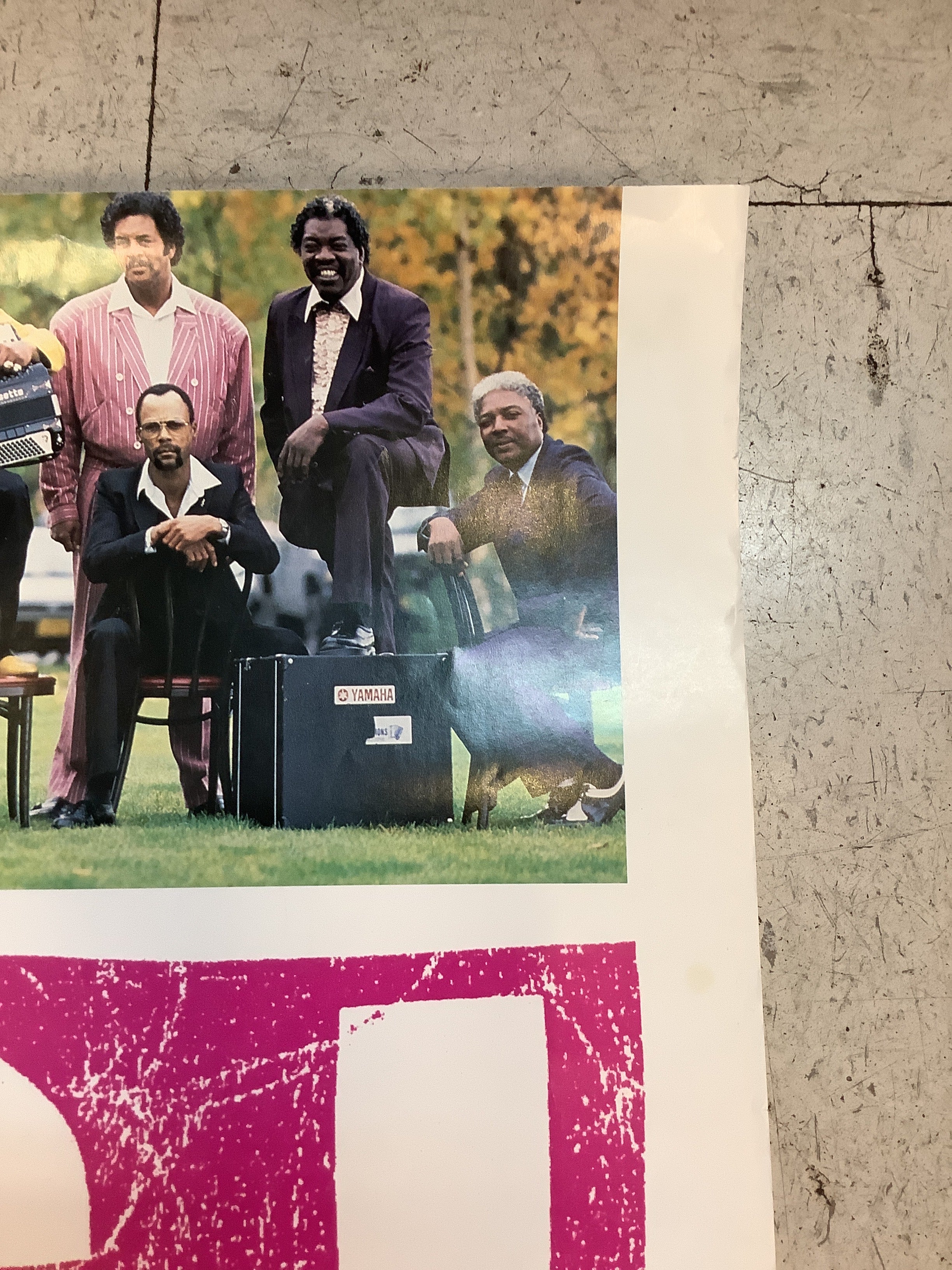 C.J. Chenier and The Red Hot Louisiana Band "Hot Rod" Promo - 1990 (Poster) - Image 3
