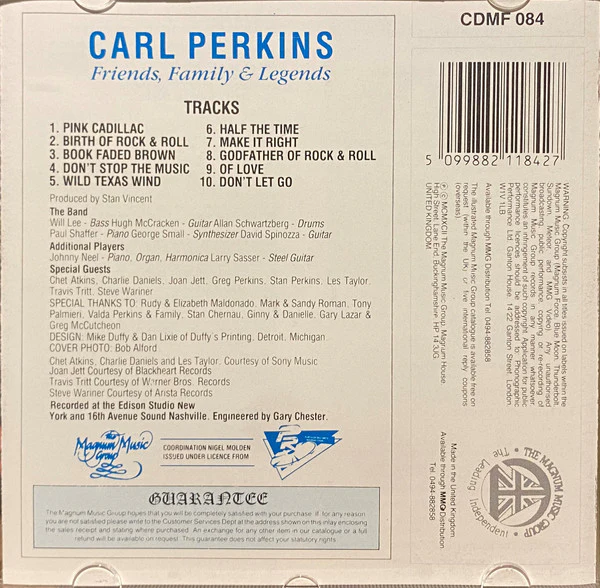 Carl Perkins - Friends, Family & Legends (CD) - Image 4