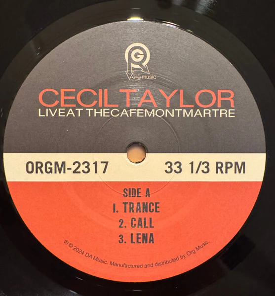 Cecil Taylor - Live At The Cafe Montmartre (Vinyl) - Image 3