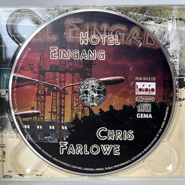 Chris Farlowe - Hotel Eingang (CD) - Image 3