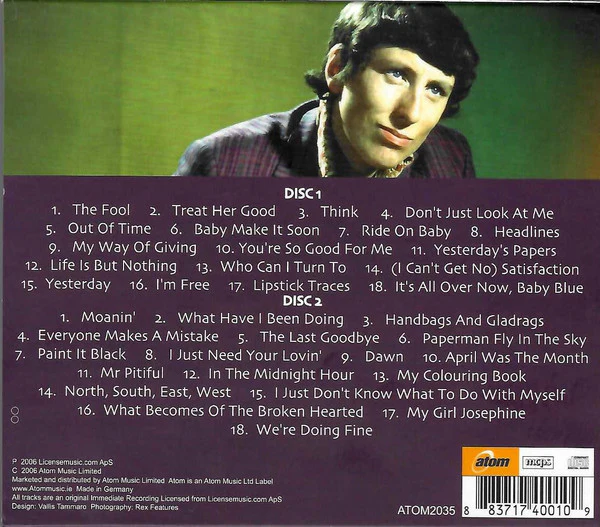 Chris Farlowe - Ride On Baby (The Best Of Chris Farlowe) (CD) - Image 2