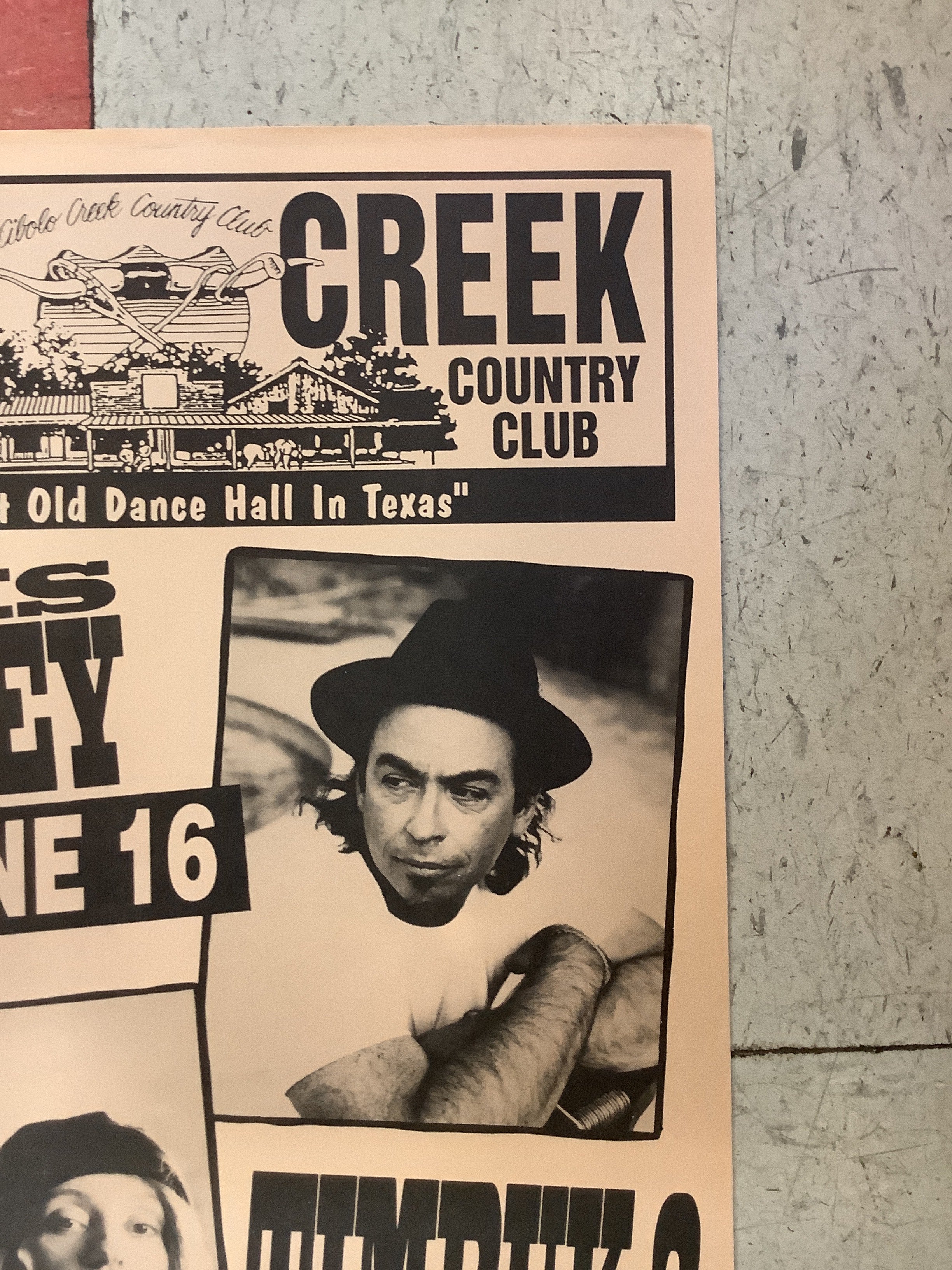 Chris Gaffney & Timbuk 3 at Cibolo Creek Country Club - 1995 (Poster) - Image 3