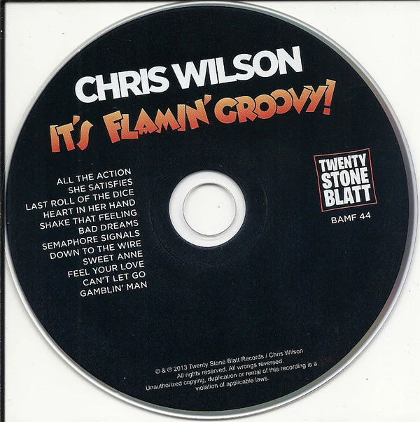 Chris Wilson  - It's Flamin' Groovy (CD) - Image 3