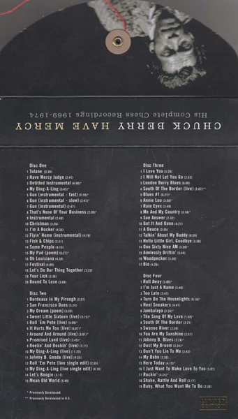 Chuck Berry - Have Mercy: His Complete Chess Recordings 1969 To 1974 (CD) - Image 2