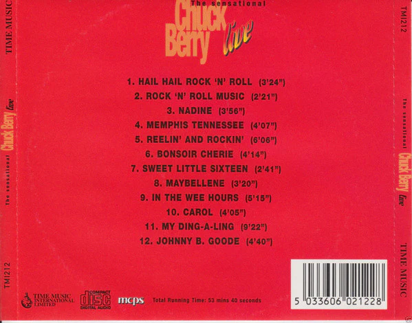 Chuck Berry - The Sensational Chuck Berry Live (CD) - Image 3