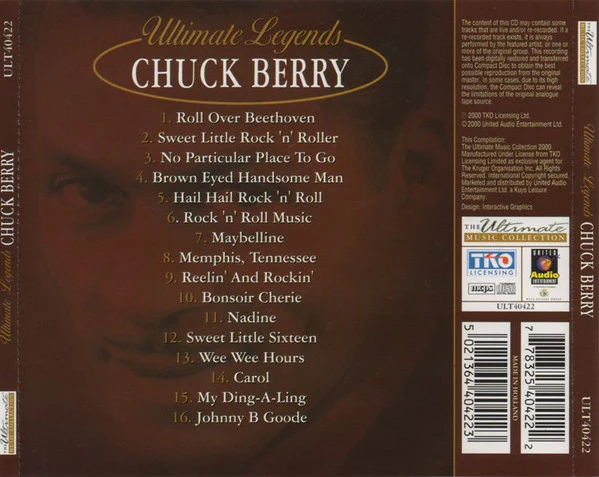 Chuck Berry - Ultimate Legends (CD) - Image 4