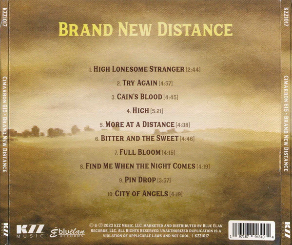 Cimarron 615 - Brand New Distance (CD) - Image 2