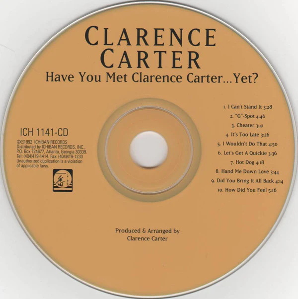 Clarence Carter - Have You Met Clarence Carter...Yet? (CD) - Image 5