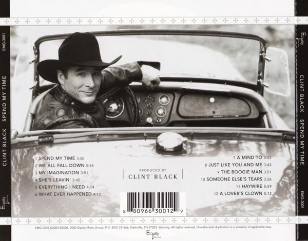 Clint Black - Spend My Time (CD) - Image 2