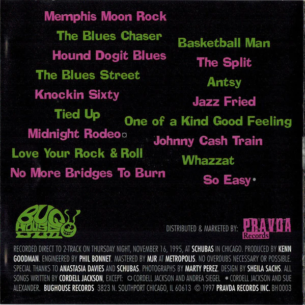 Cordell Jackson - Live In Chicago (CD) - Image 4