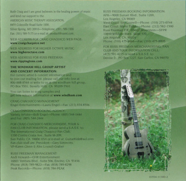 Craig Chaquico, Russ Freeman  - From The Redwoods To The Rockies (CD) - Image 3