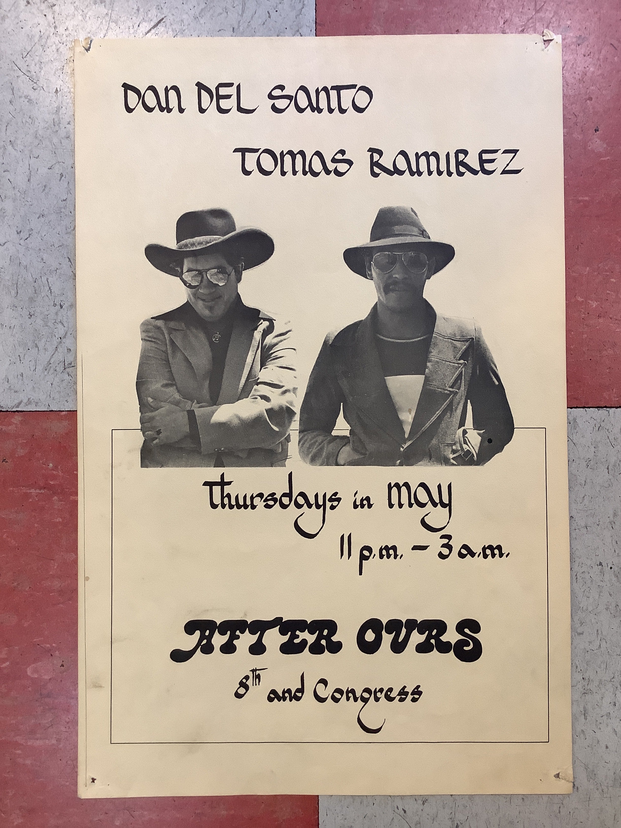Dan Del Santo and Tomas Ramirez at After Ours (Poster)