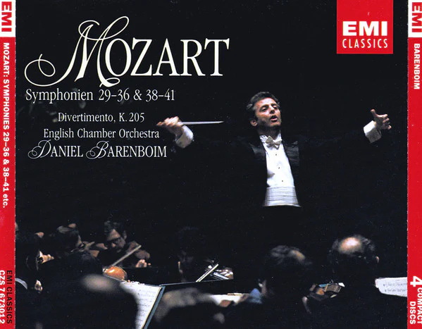 Wolfgang Amadeus Mozart, English Chamber Orchestra, Daniel Barenboim - Mozart Symphonien 29-36 & 38-41 / Divertimento, K.205 (CD) - Image 2