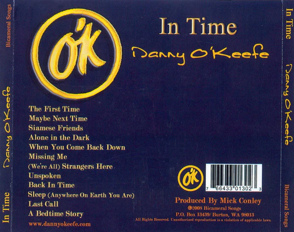 Danny O'Keefe - In Time (CD) - Image 2