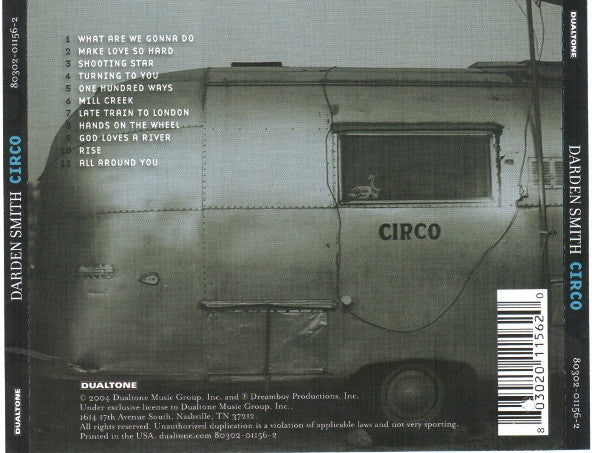 Darden Smith - Circo (CD) - Image 2