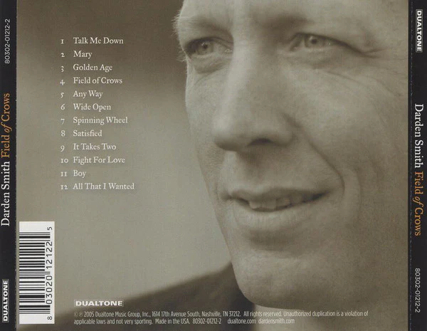 Darden Smith - Field Of Crows (CD) - Image 2