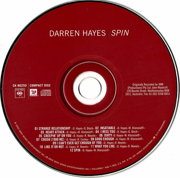 Darren Hayes - Spin (CD) - Image 3