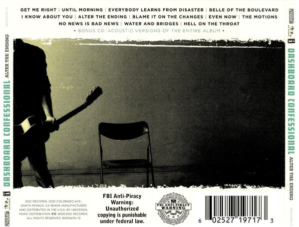 Dashboard Confessional - Alter The Ending (CD) - Image 3