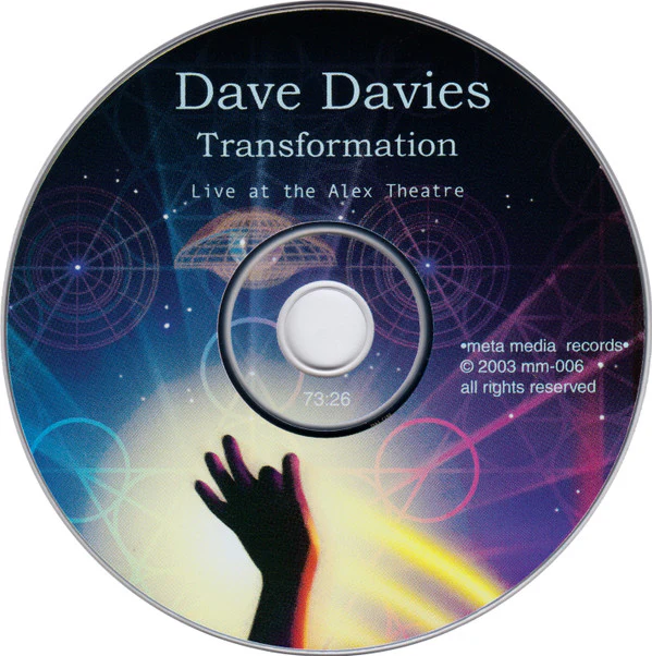 Dave Davies - Transformation (Live At The Alex Theatre) (CD) - Image 3
