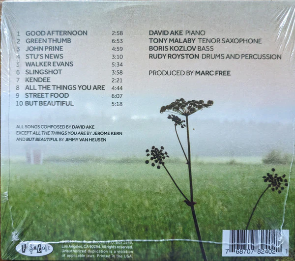 David Ake - Green Thumb (CD) - Image 2