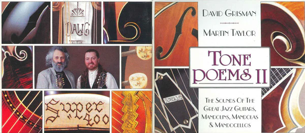 David Grisman & Martin Taylor - Tone Poems II - The Sounds Of The Great Jazz Guitars, Mandolins, Mandolas & Mandocellos (CD) - Image 2