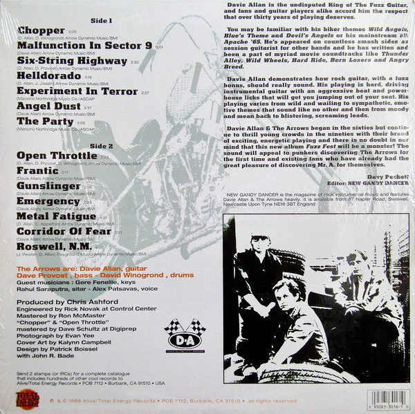 Davie Allan & The Arrows - Fuzz Fest (Vinyl) - Image 2