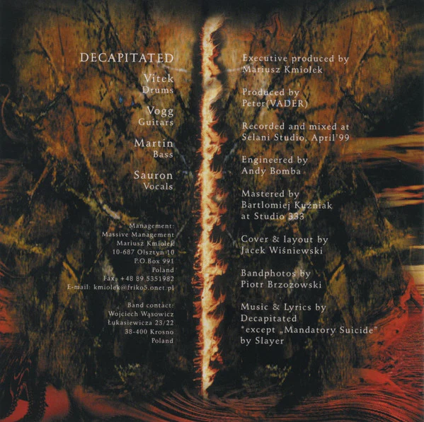 Decapitated - Winds Of Creation (CD) - Image 2