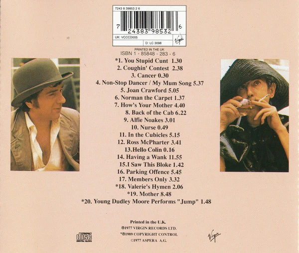 Derek & Clive - Come Again "Further Ejaculations From......" (CD) - Image 2