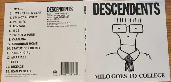 Descendents - Milo Goes To College (CD) - Image 5