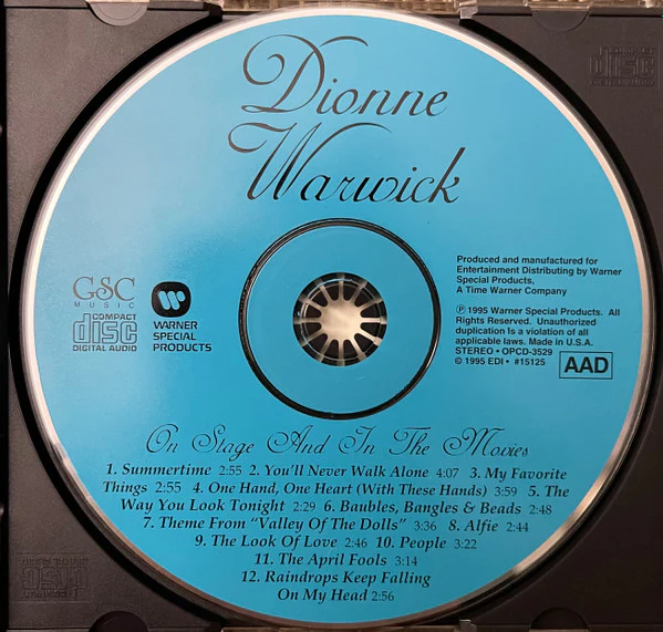 Dionne Warwick - 36 All-Time Favorites (CD) - Image 3