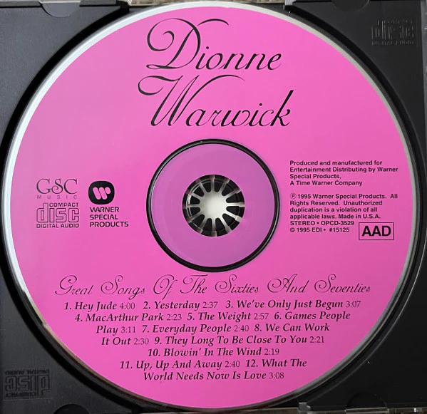 Dionne Warwick - 36 All-Time Favorites (CD) - Image 5