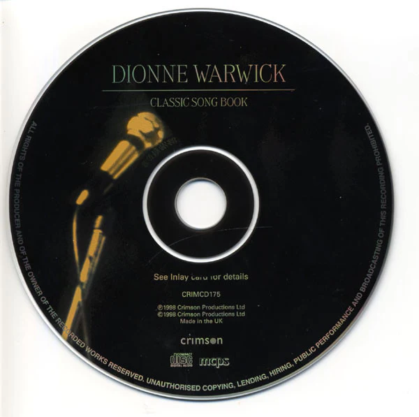 Dionne Warwick - Classic Song Book (CD) - Image 3