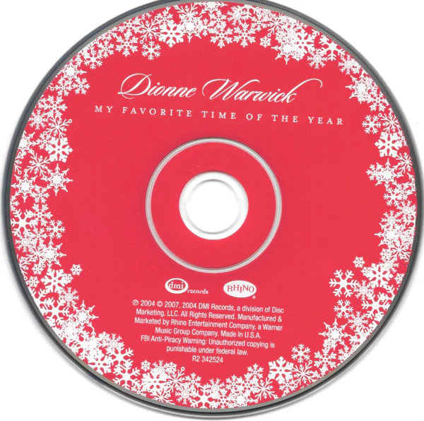 Dionne Warwick - My Favorite Time Of The Year (CD) - Image 2