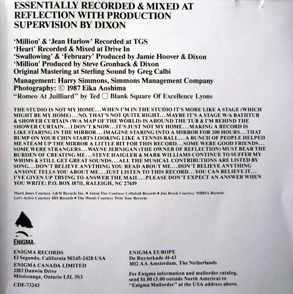 Don Dixon - Romeo At Juilliard (CD) - Image 4