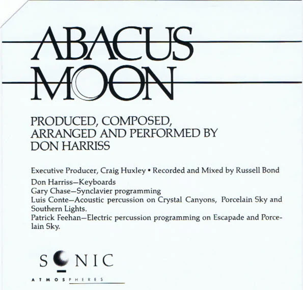Don Harriss - Abacus Moon (CD) - Image 3