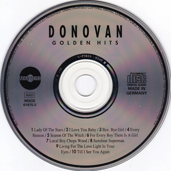 Donovan - Golden Hits (CD) - Image 3