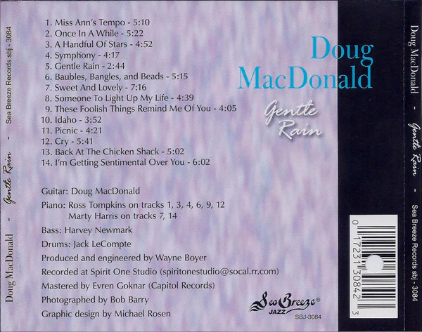 Doug MacDonald - Gentle Rain (CD) - Image 2