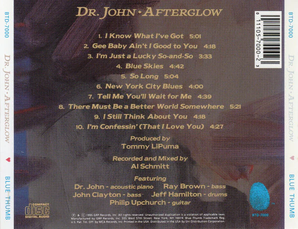 Dr. John - Afterglow (CD) - Image 2