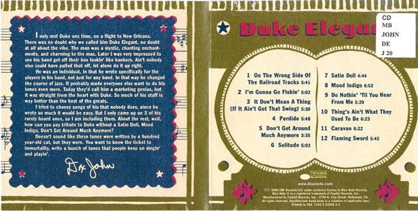 Dr. John - Duke Elegant (CD) - Image 5