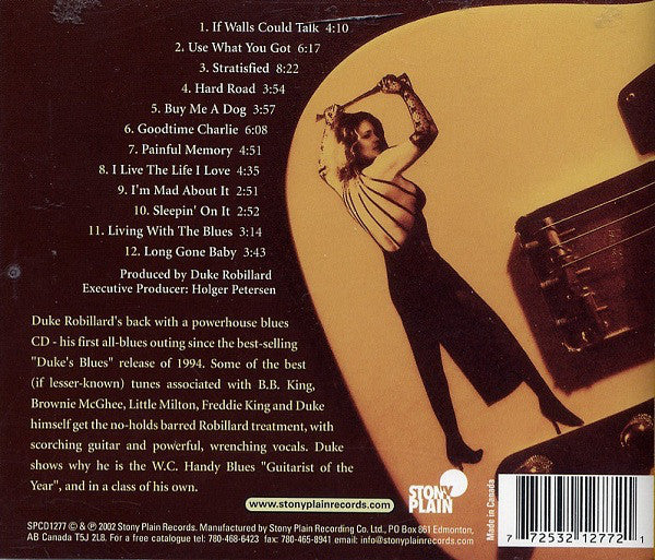 Duke Robillard - Living With The Blues (CD) - Image 2