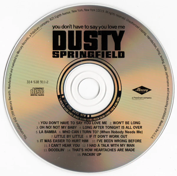 Dusty Springfield - You Don't Have To Say You Love Me (CD) - Image 3