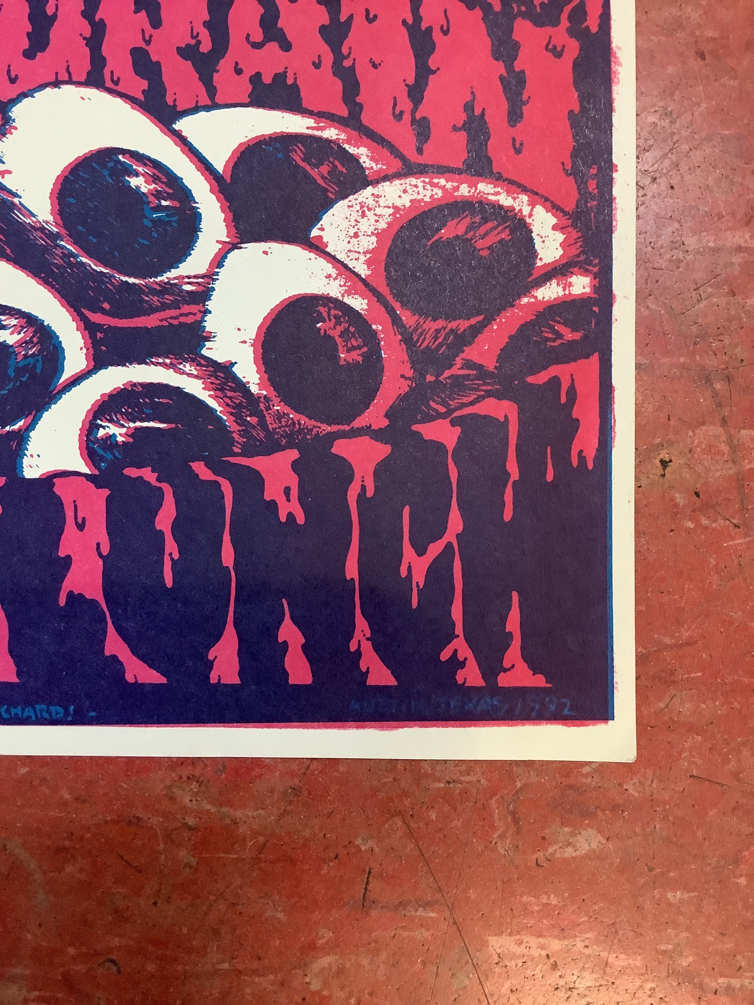 Ed Hall with Crust & Drain at Liberty Lunch - 1992 (Poster) - Image 4