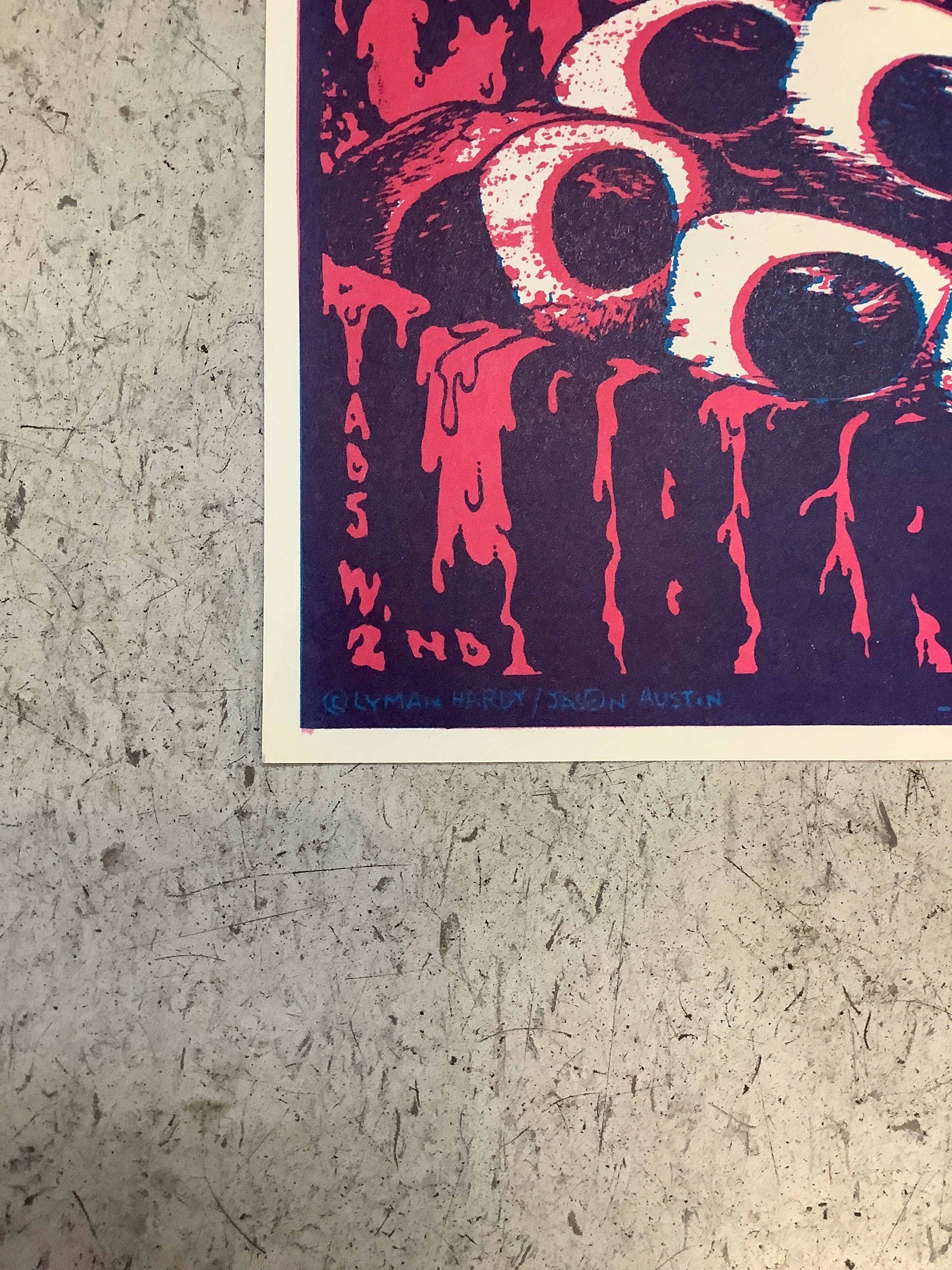 Ed Hall with Crust & Drain at Liberty Lunch - 1992 (Poster) - Image 5