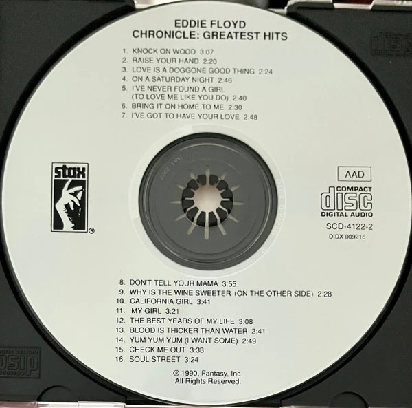 Eddie Floyd - Chronicle: Greatest Hits (CD) - Image 3